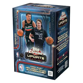 2025-26 Topps Chrome Update Basketball Blaster Box