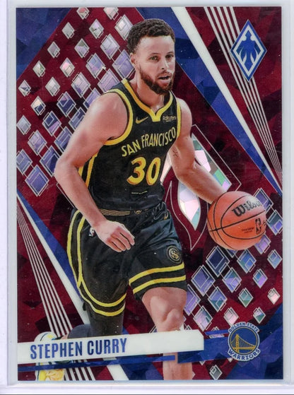 Stephen Curry 2024 Panini Phoenix Maroon Ice Prizm #'d 240/275
