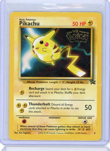 Pikachu Pokémon Movie WOTC Promo #4 HP/DMG