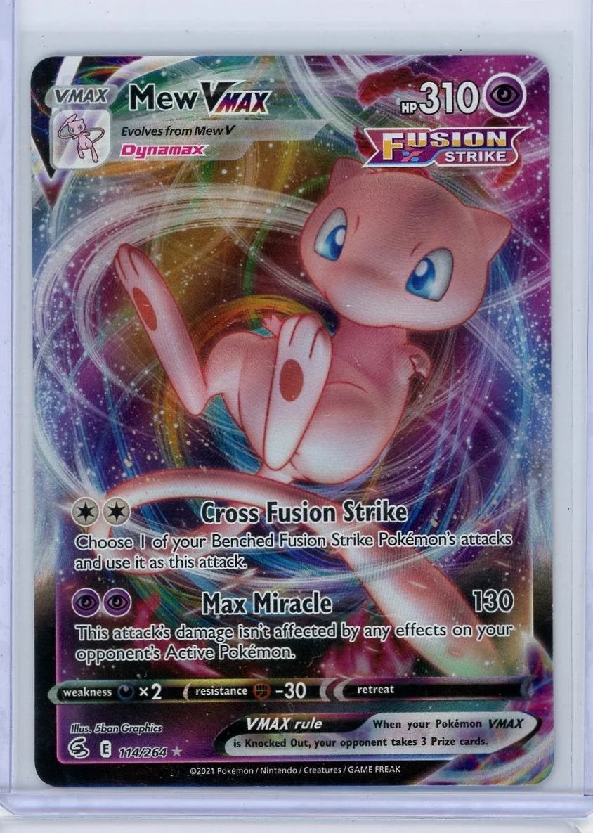 Mew Vmax Pokémon Fusion Strike Ultra Rare #114/264
