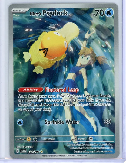 Misty's Psyduck Pokémon Destined Rivals ALT ART #193/182
