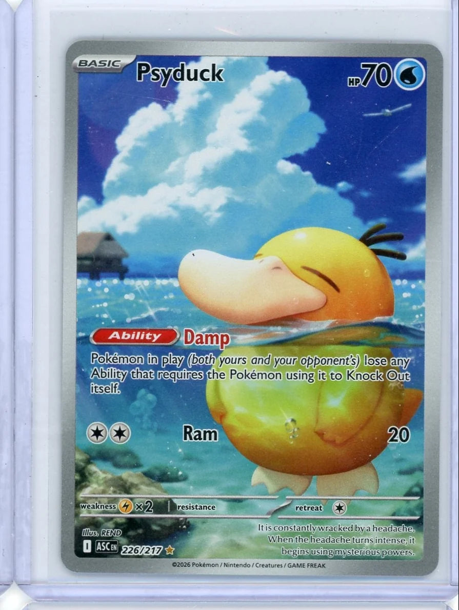 Psyduck Pokémon Ascended Heroes Illustration Rare #226/217