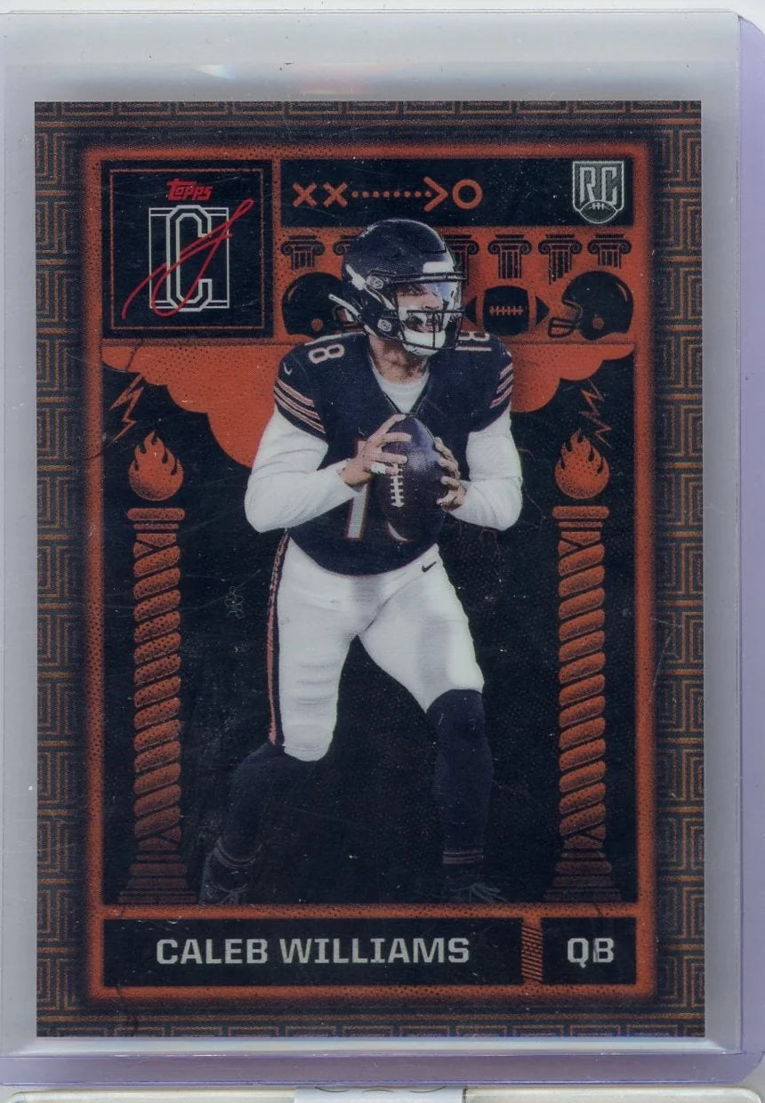 Caleb Williams 2025 Topps Signature Class Odyssey RC