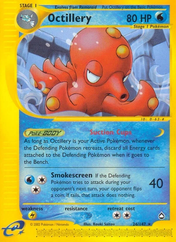 Octillery (026/147) (Aquapolis) (AQ)