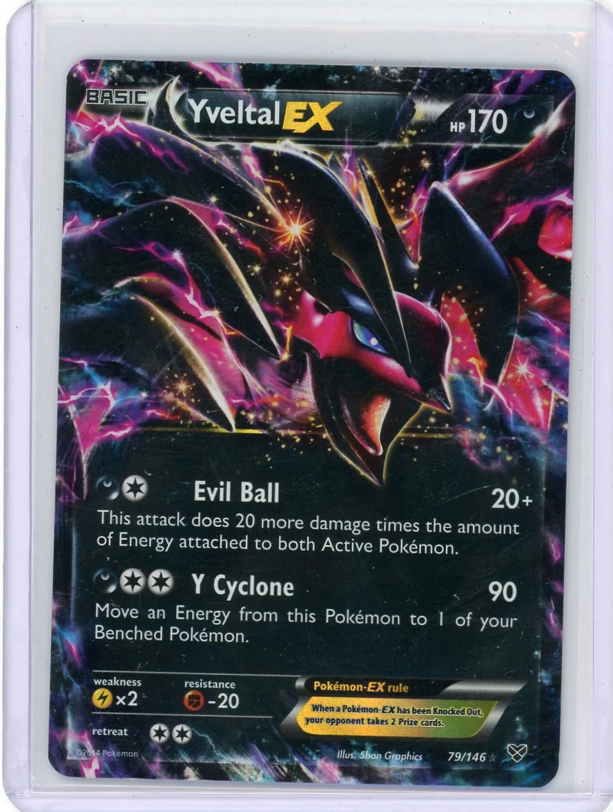 Yveltal EX Pokémon XY Base Set Ultra-Rare #79/146
