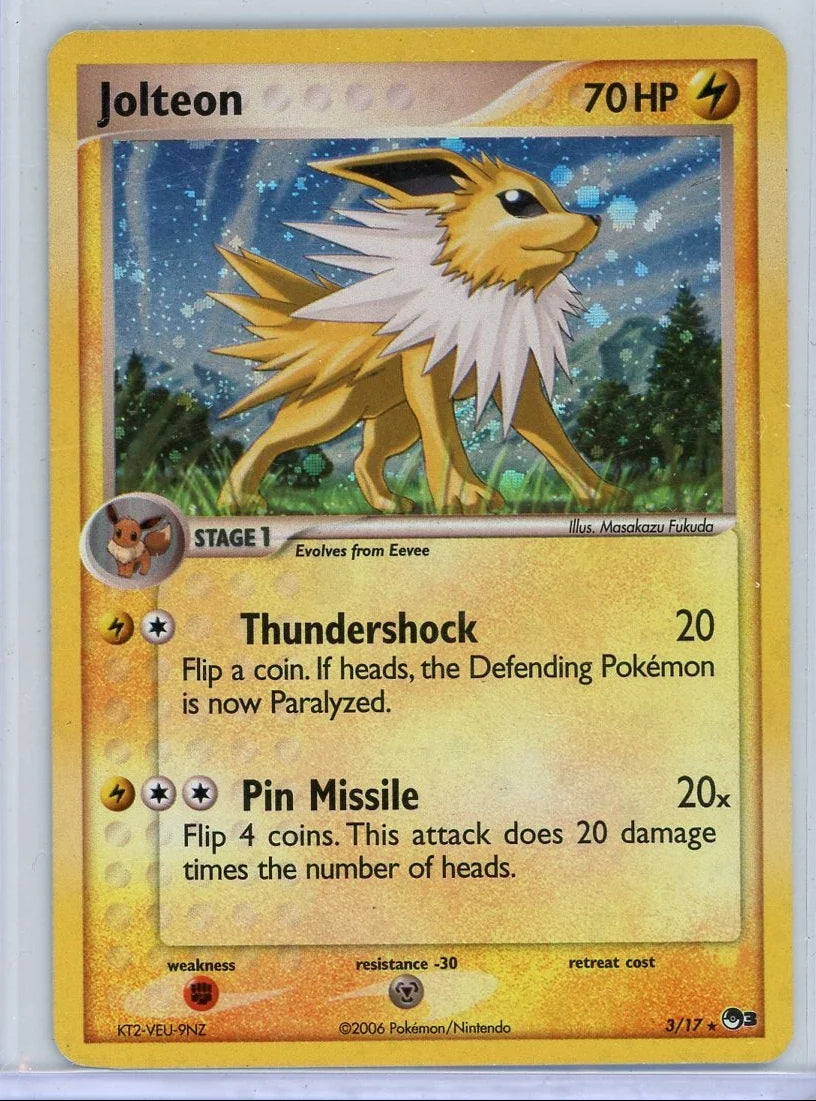 Jolteon Pokemon POP Series holo #3/17