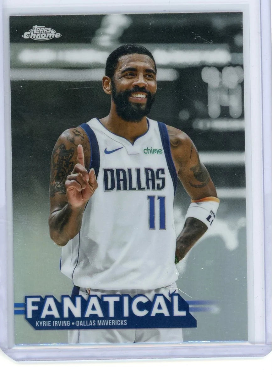 Kyrie Irving 2025 Topps Chrome Basketball Fanatical SP