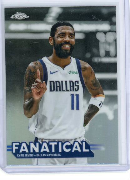 Kyrie Irving 2025 Topps Chrome Basketball Fanatical SP