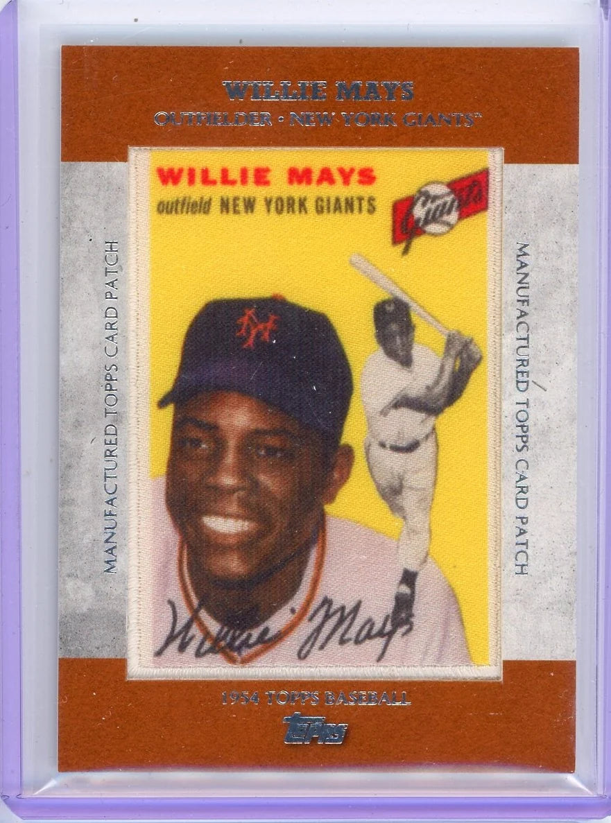 Willie Mays 2013 Topps '54 Topps Manufactured Card Patch