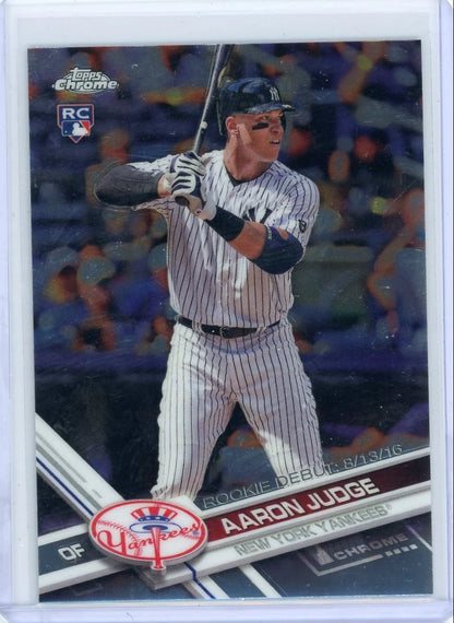 Aaron Judge 2017 Topps Chrome Update Rookie #HMT50