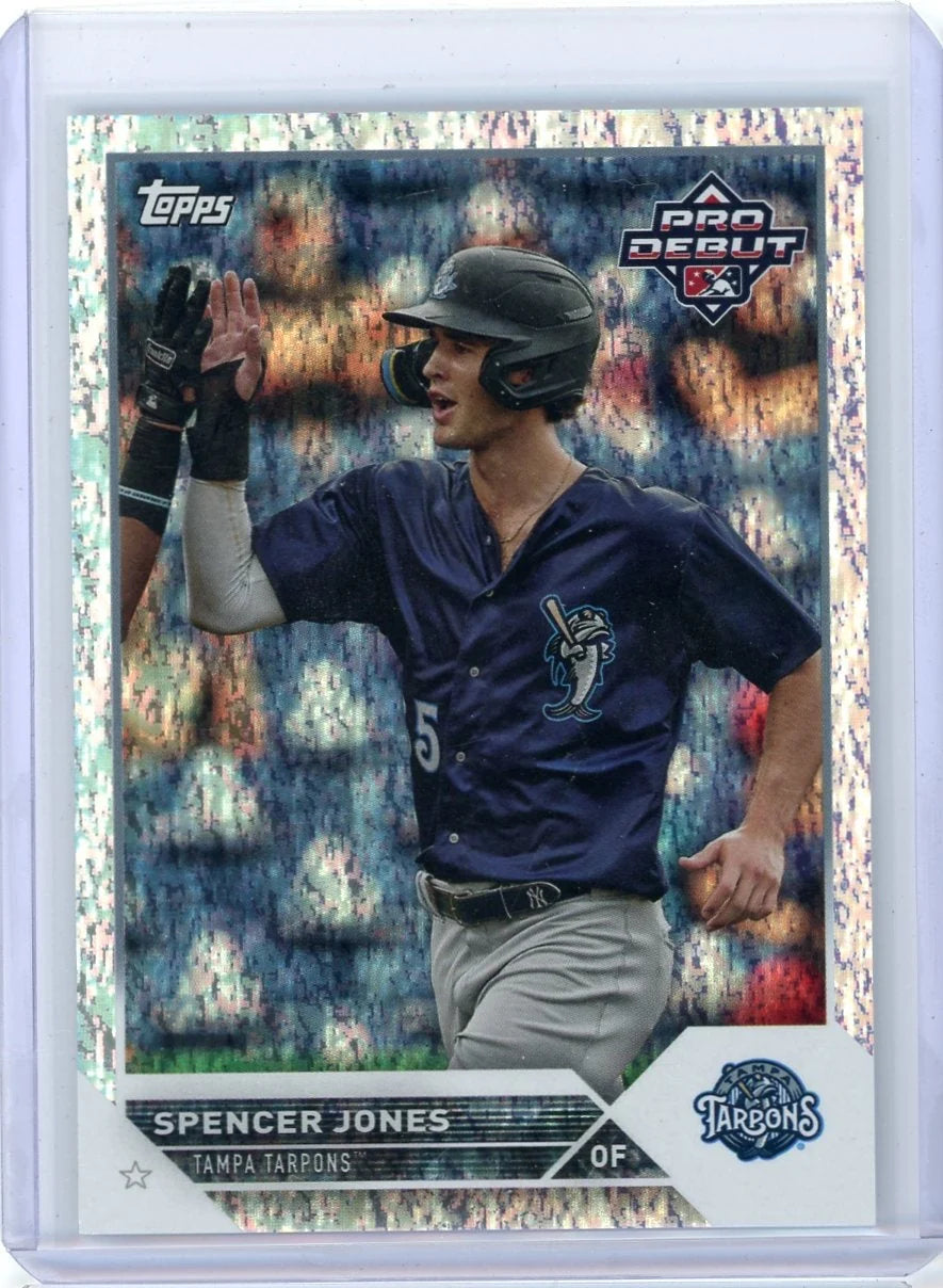 Spencer Jones 2023 Topps Pro Debut foilboard #'d 096/175