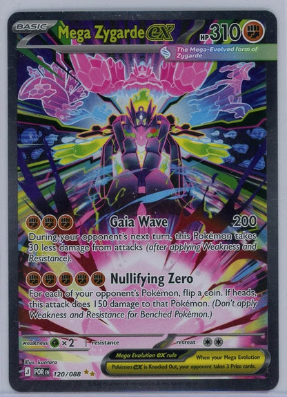 Mega Zygarde ex Pokémon Perfect Order SIR #120/088