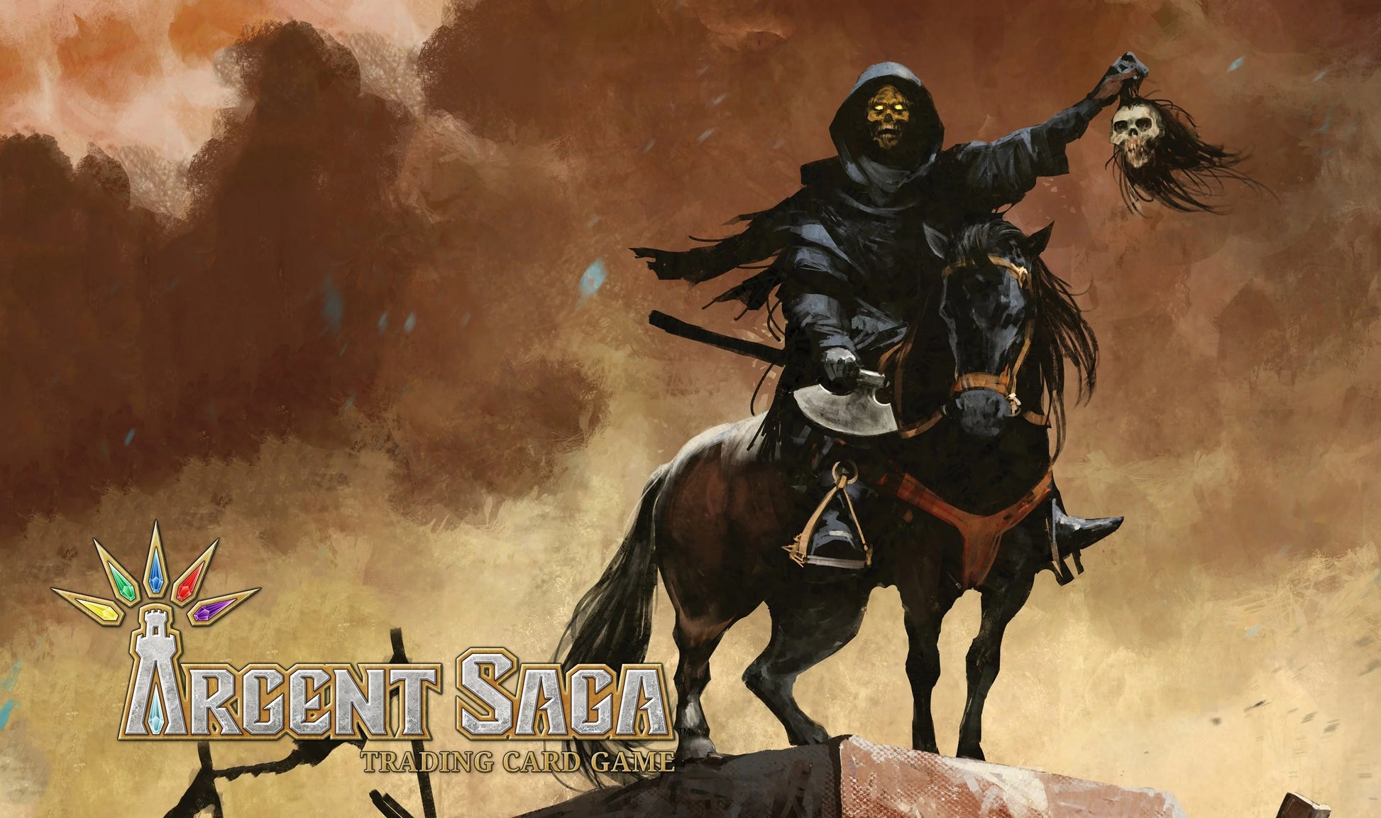 Argent Saga TCG Rubber Event Playmat - Brant, the Wicked Judge (Gen Con 2019)