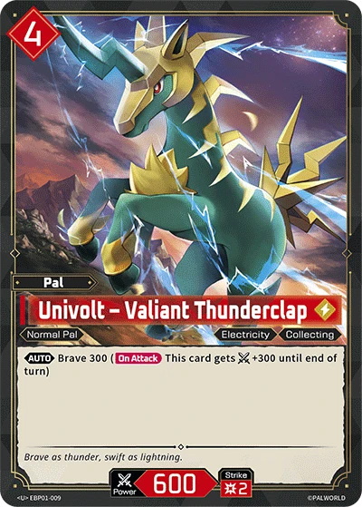 Univolt – Valiant Thunderclap (EBP01-009) (Dawn of Palpagos) (EBP01)