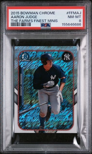 Aaron Judge 2015 Bowman Chrome The Farm's Finest Minis PSA 8