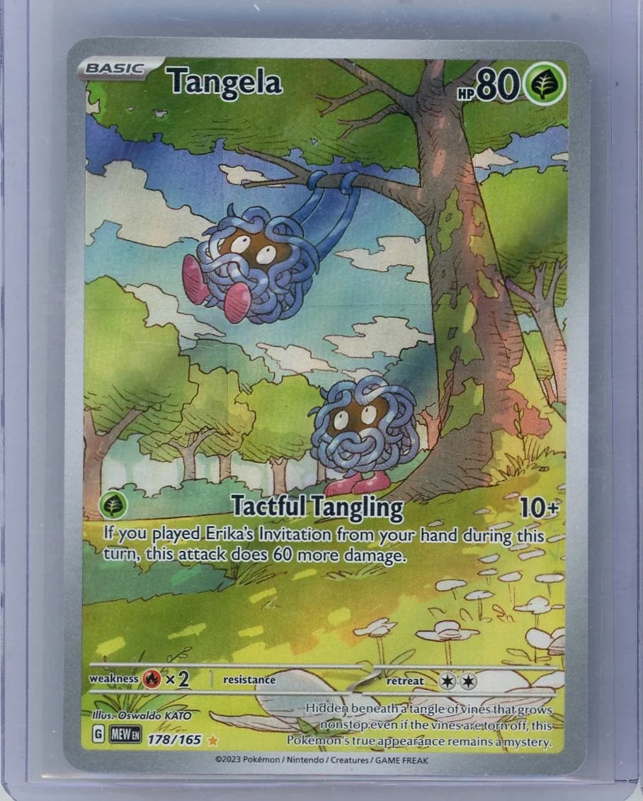 Tangela Pokémon 151 Illustration Rare #178/165