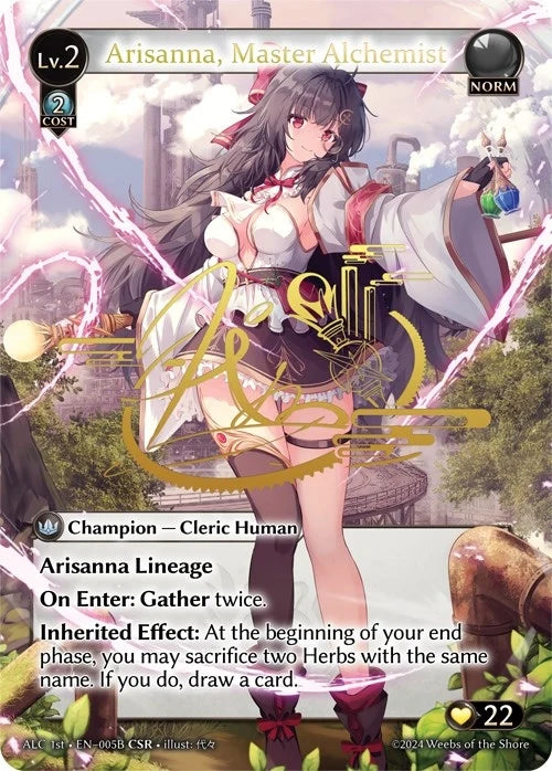 Arisanna, Master Alchemist (CSR) (005B) (ALC1E) (005B) (Alchemical Revolution) (ALC)
