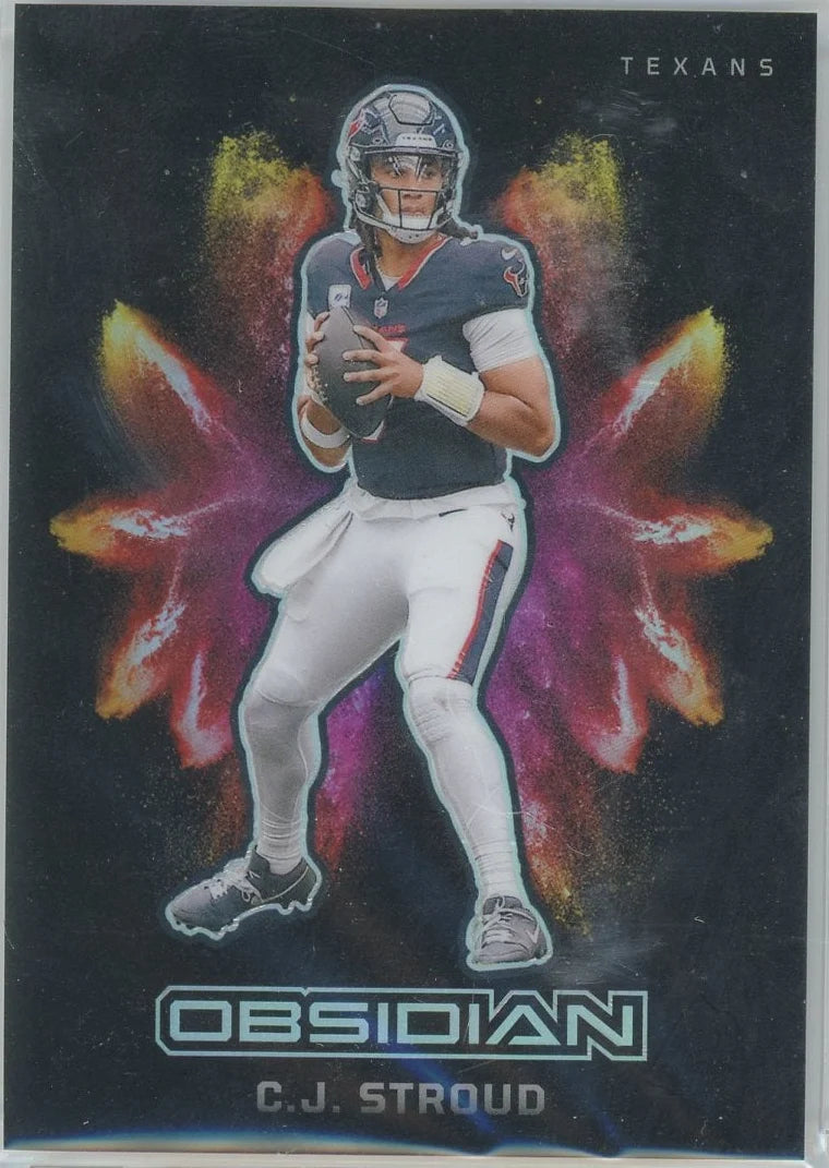 C.J. Stroud 2024 Panini Obsidian Colorblast SSP