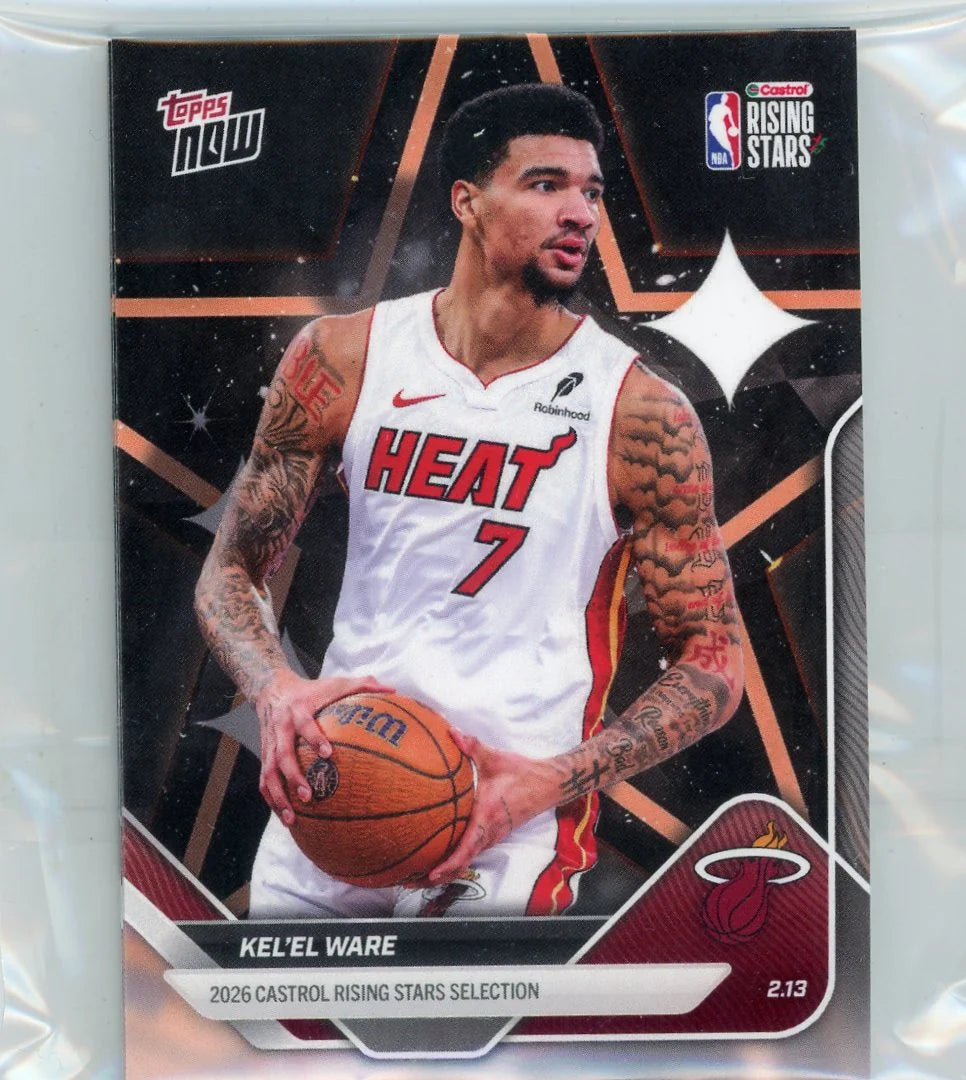 Kel'el Ware 2026 Topps NOW Rising Stars RC #RS8