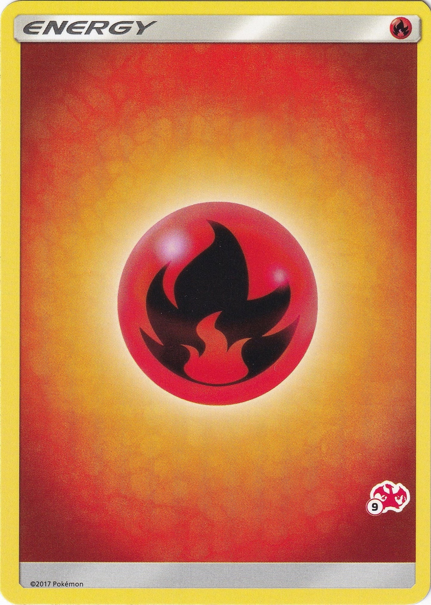 Fire Energy (#9 Charizard Stamped) (Battle Academy) (BTA)