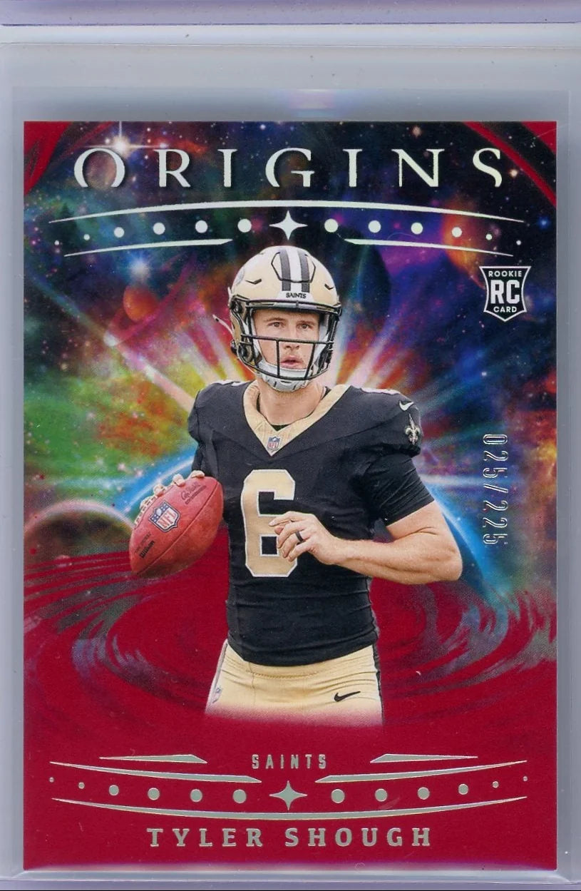 Tyler Shough 2025 Panini Origins RC #'d 025/225