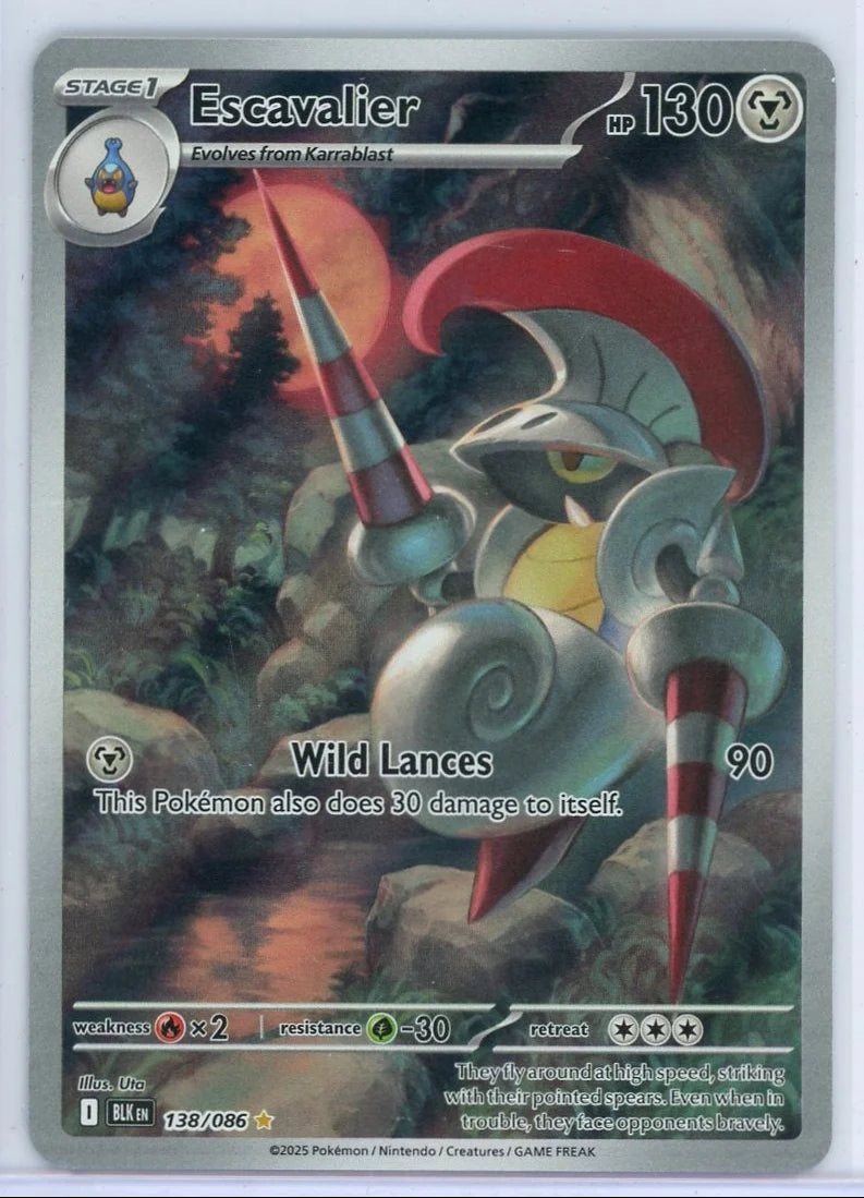 Escavalier 2025 Pokémon Black Bolt #138/086