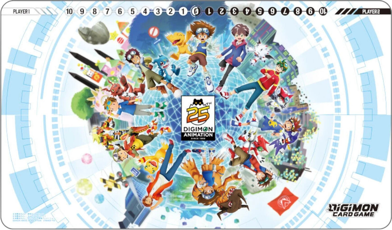 Digimon Card Game: Digimon Animation Series 25th Anniversary Set Promotional Playmat