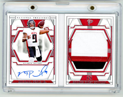 Michael Penix Jr. 2024 Panini National Treasures Rookie First Edition Signatures Booklet #'d 05/99 RC