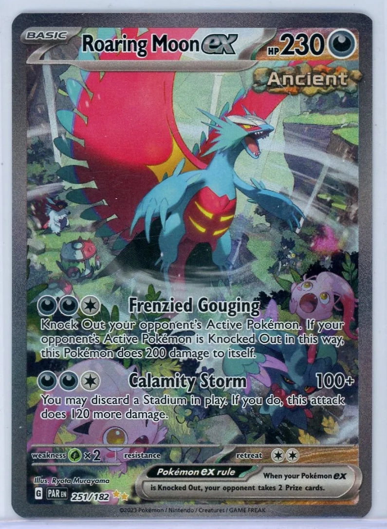 Roaring Moon ex 2023 Pokémon Paradox Rift #251/182