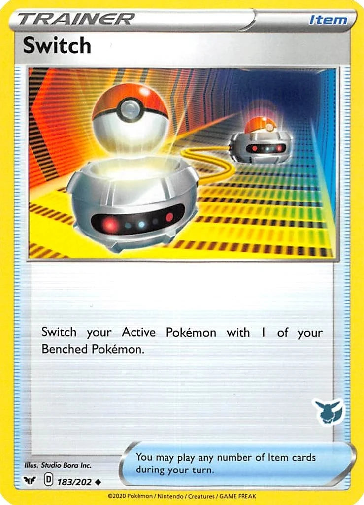 Switch - 183/202 (Eevee Stamped) (183/202) (Battle Academy 2022) (BA22)