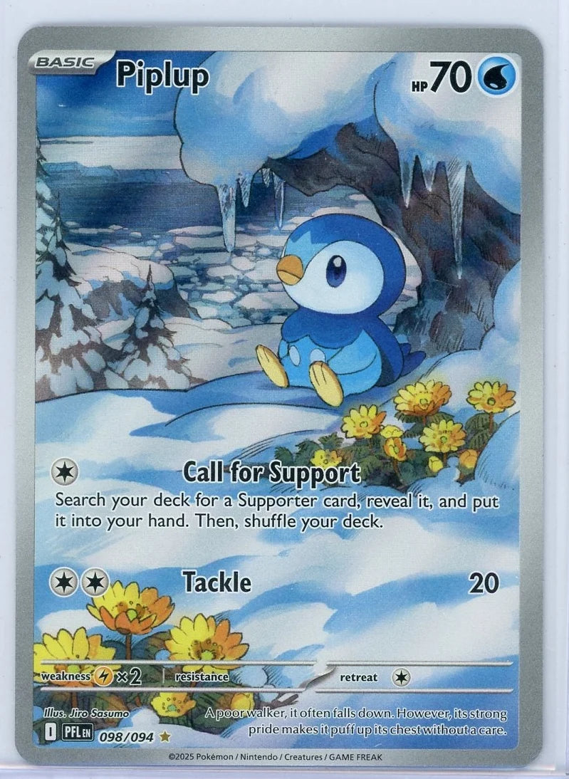 Piplup Pokémon Phantasmal Flames #098/094