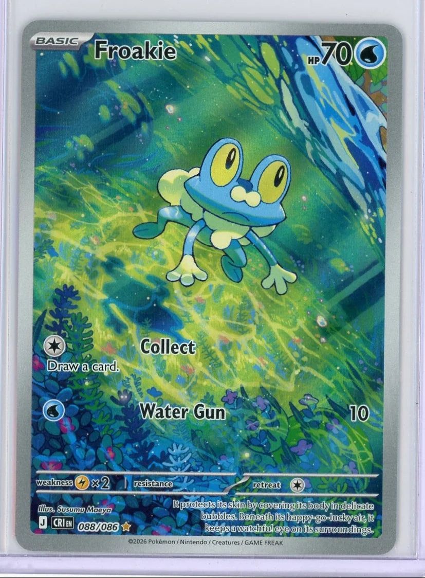 Froakie Pokémon Chaos Rising Illustration Rare #088/086