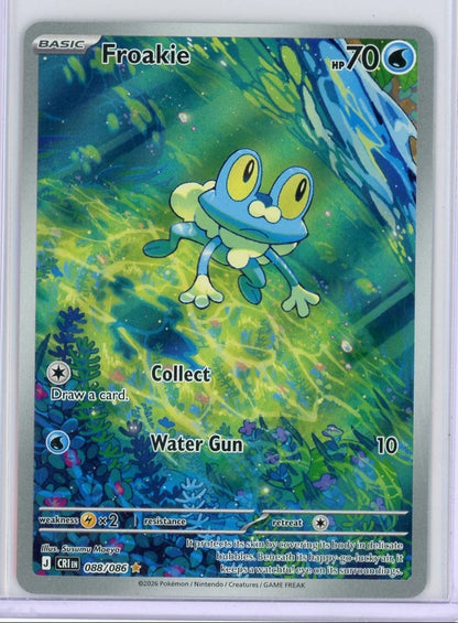Froakie Pokémon Chaos Rising Illustration Rare #088/086