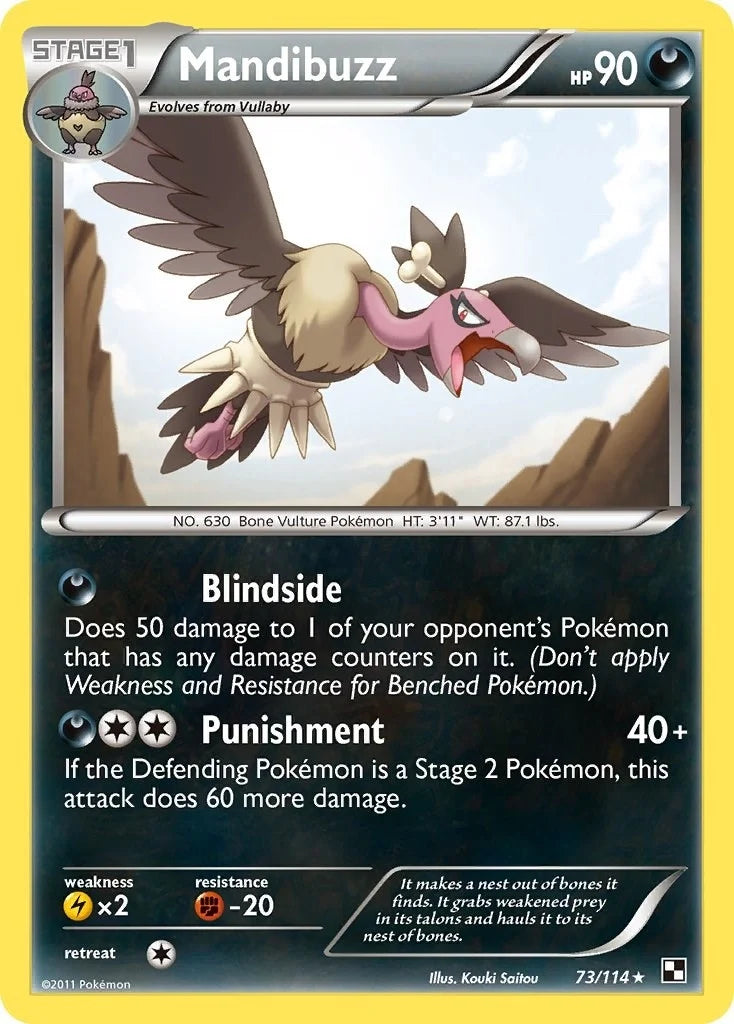 Mandibuzz (73/114) (Black and White) (BLW)
