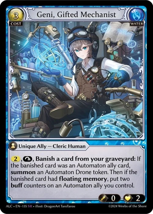Geni, Gifted Mechanist (135) (Alchemical Revolution) (ALC)