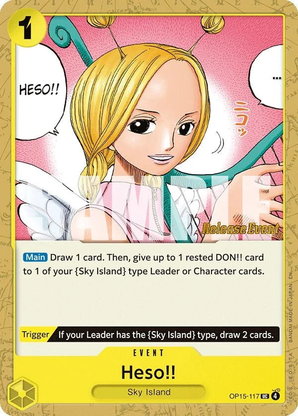 Heso!! (OP15-117) (Adventure on Kami's Island Release Event Cards) (OP15 RE)