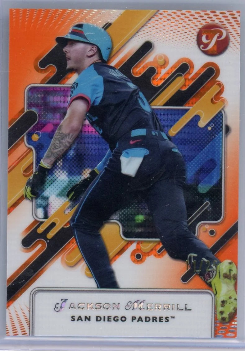 Jackson Merrill 2025 Topps Pristine Orange #'d 11/25
