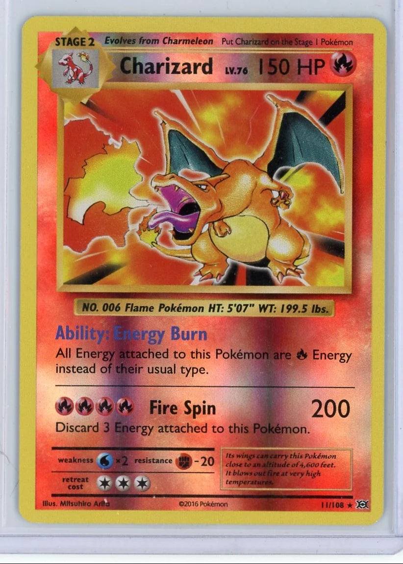 Charizard Pokémon XY Evolutions Reverse Holofoil #11/108