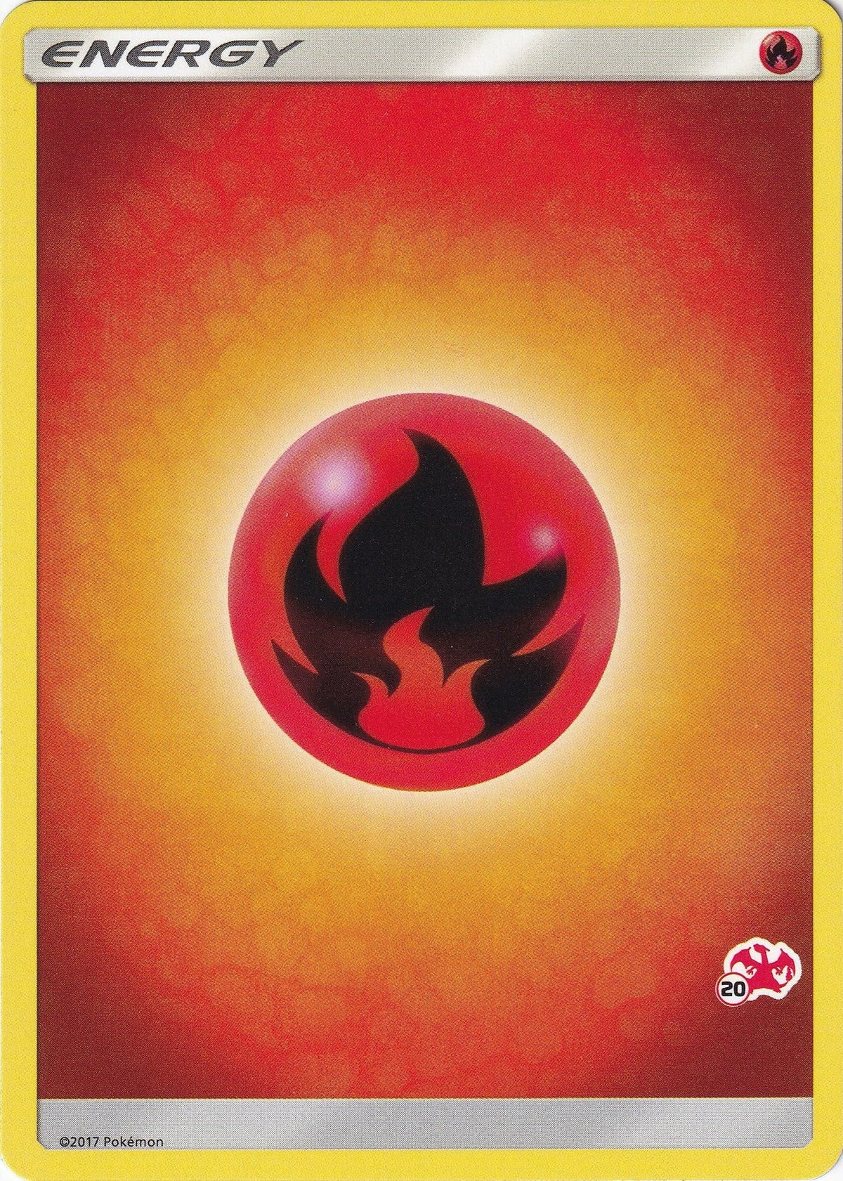 Fire Energy (#20 Charizard Stamped) (Battle Academy) (BTA)