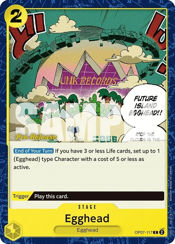 Egghead (OP07-117) (500 Years in the Future Pre-Release Cards) (OP07 PRE)