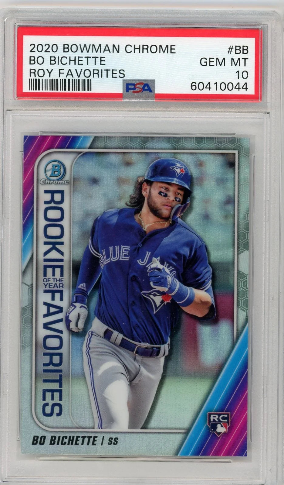 Bo Bichette 2020 Bowman Chrome ROY Favorites #BB PSA 10