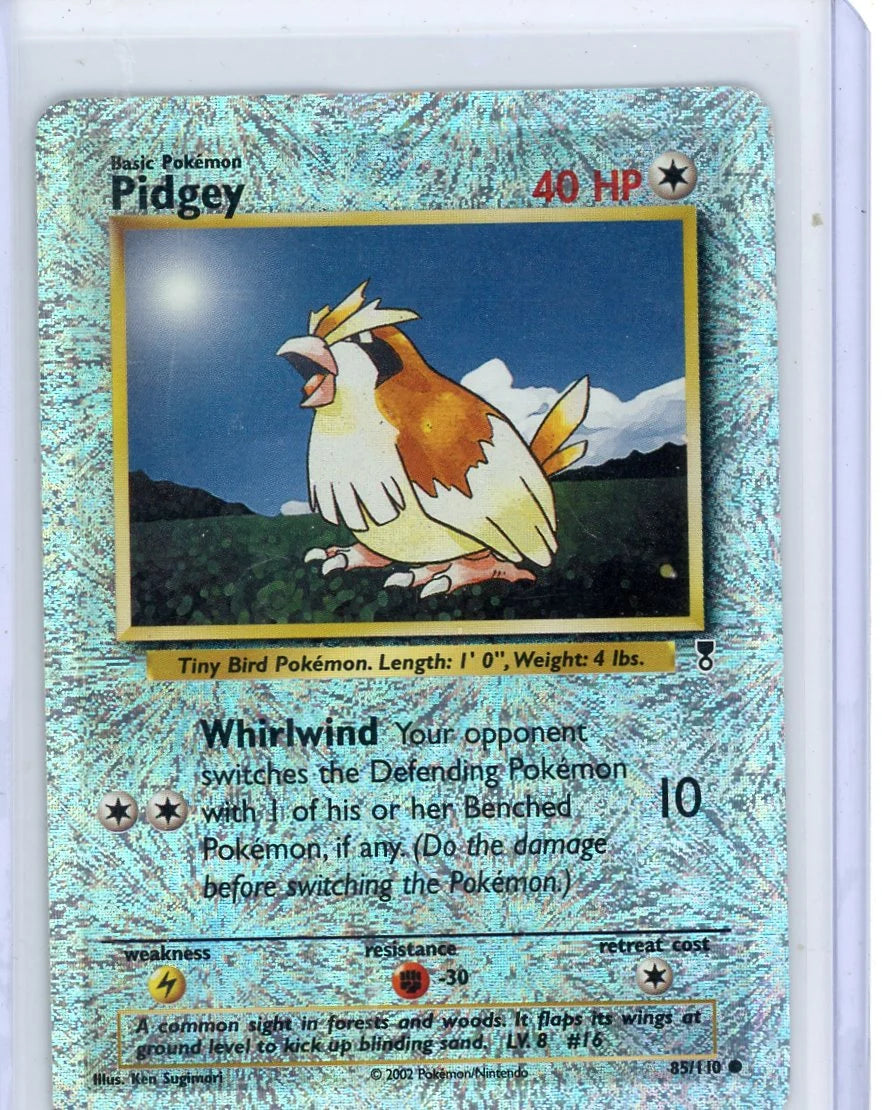 Pidgey 2002 Pokemon Legendary Collection Reverse Holo #85/110