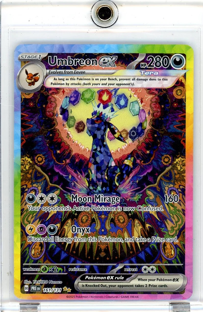 Umbreon ex Pokémon Prismatic Evolutions Special Illustration Rare #161/131
