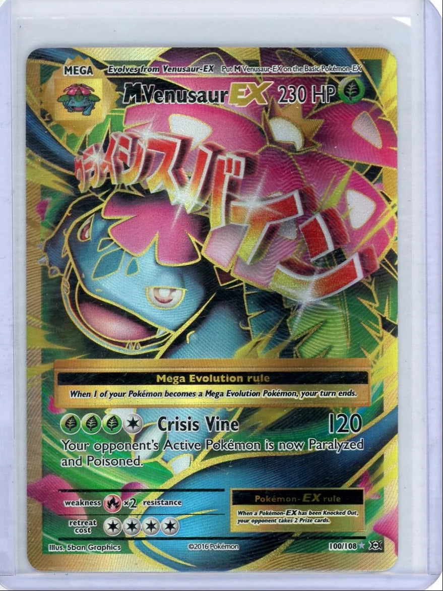 Mega Venusaur EX Pokémon XY Evolutions Full-Art #100/108