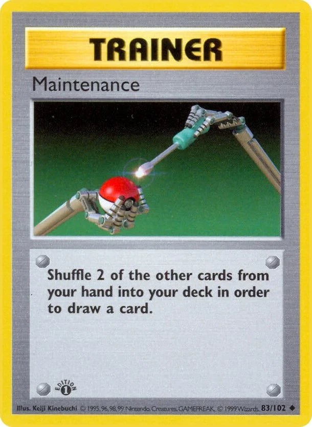 Maintenance (083/102) (Base Set (Shadowless)) (BSS)