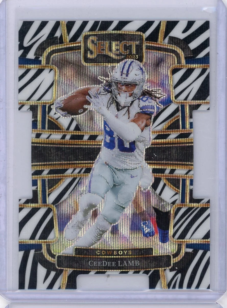 CeeDee Lamb 2023 Panini Select Zebra die-cut #29
