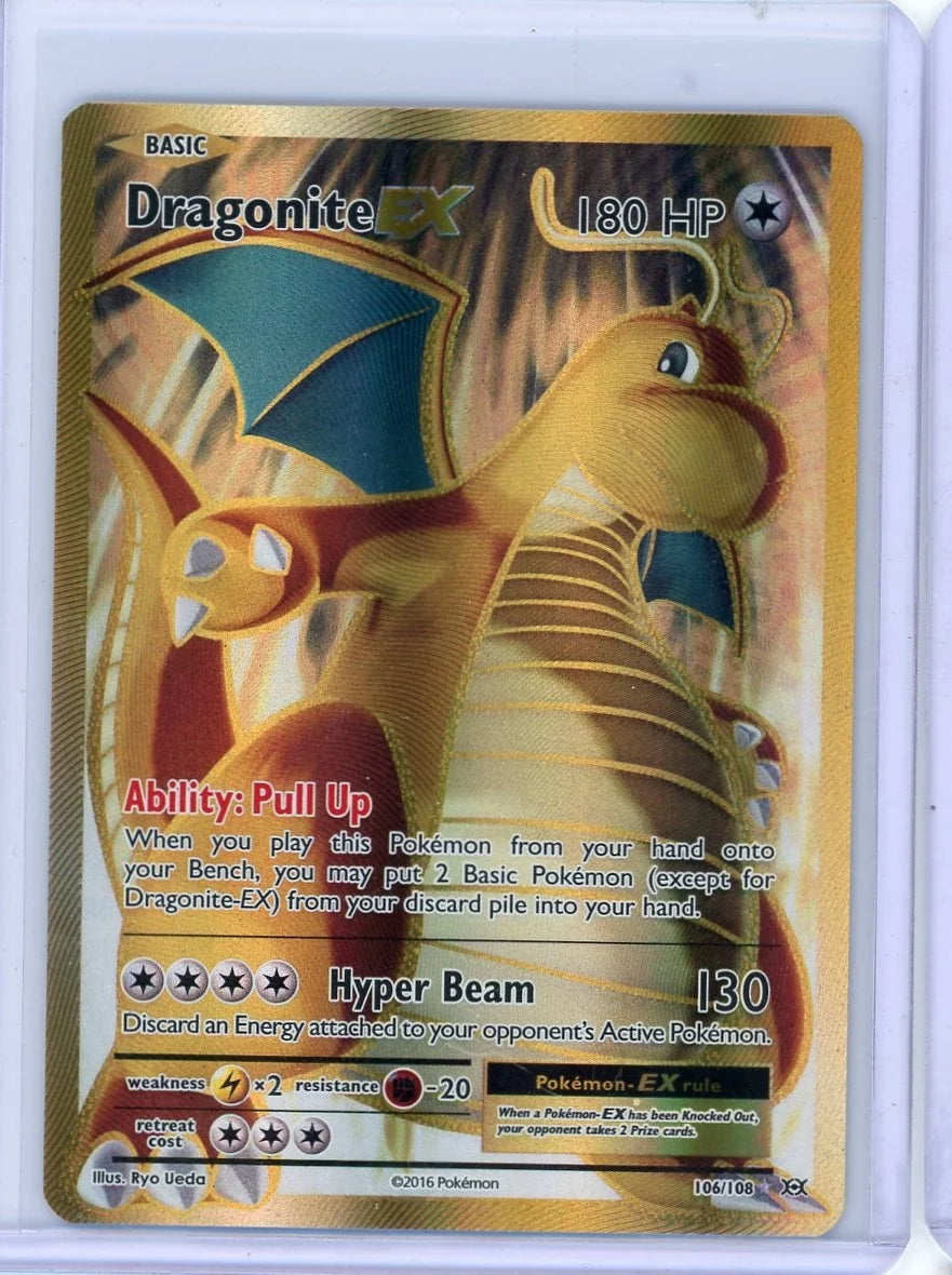 Dragonite EX Pokémon XY Evolutions Full Art #106/108