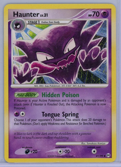 Haunter Pokemon Arceus Uncommon #41/99