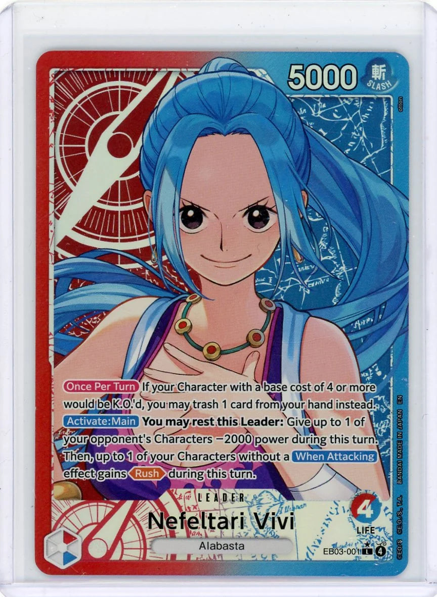 Nefeltari Vivi One Piece Extra Booster: Heroines Edition Alt. Art #EB03-001