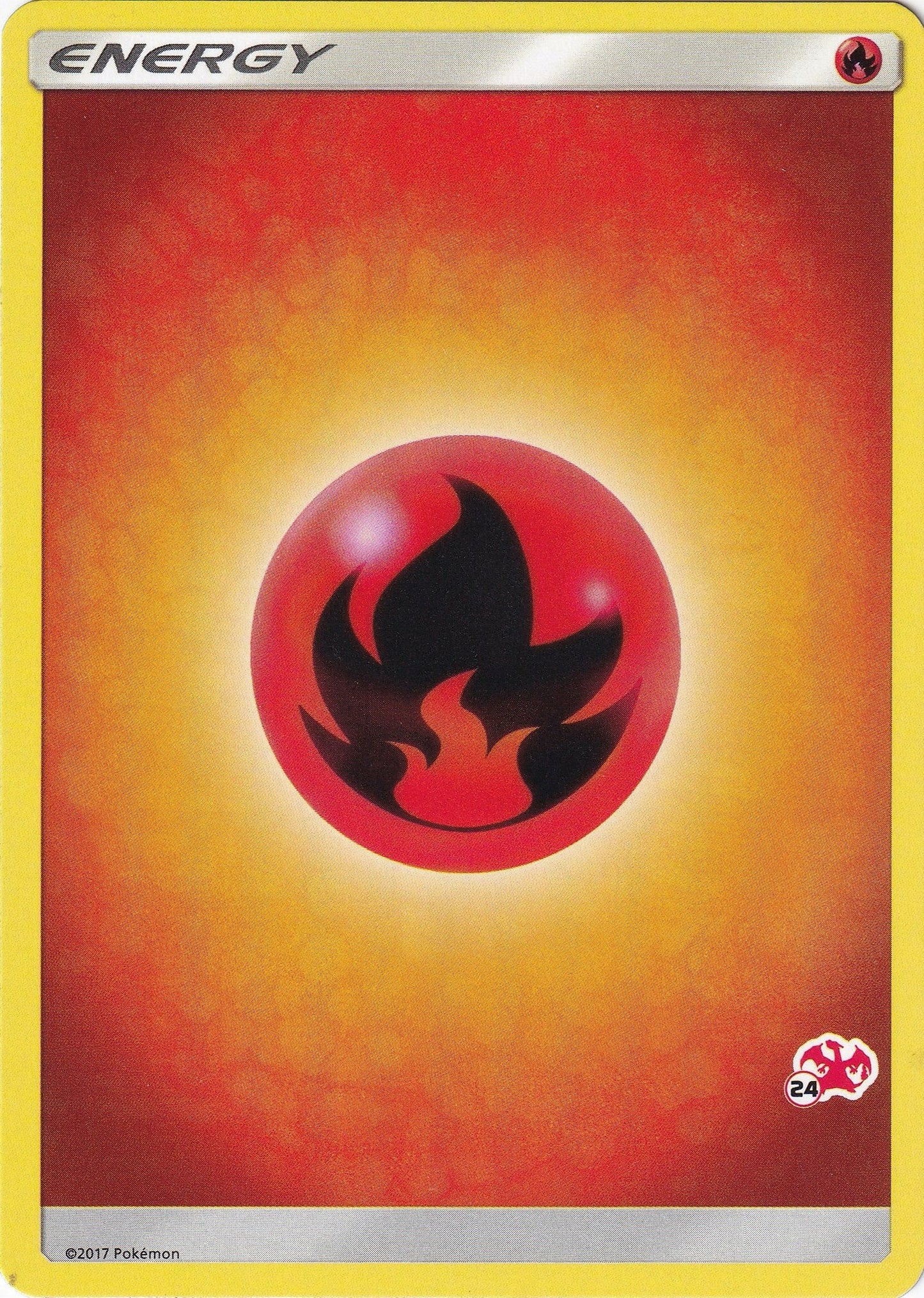Fire Energy (#24 Charizard Stamped) (Battle Academy) (BTA)